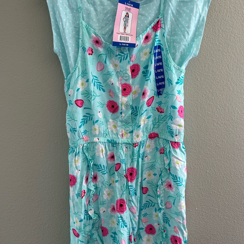 New Girls 2 Piece Large Romper Set